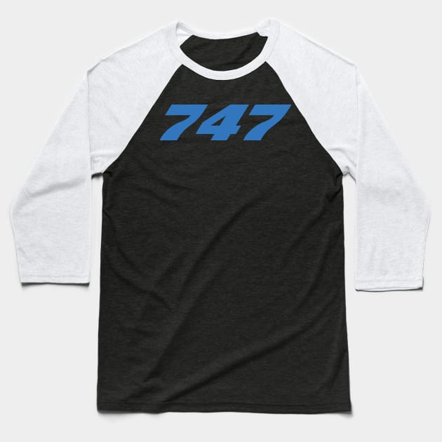 Boeing 747 Baseball T-Shirt by Fly Buy Wear